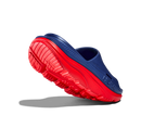 Hoka Ora Recovery Slide Bellwether Blue Red Alert Unisex