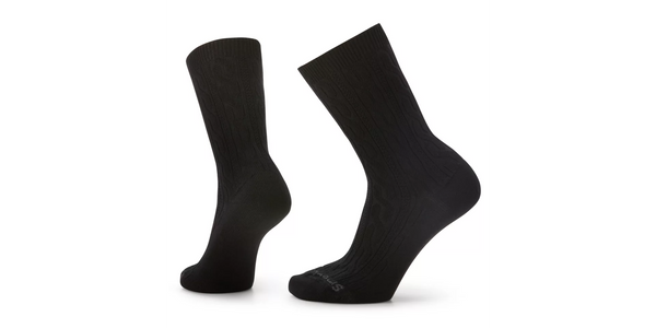 Smartwool Everyday Cable Crew Socks Black Women's 