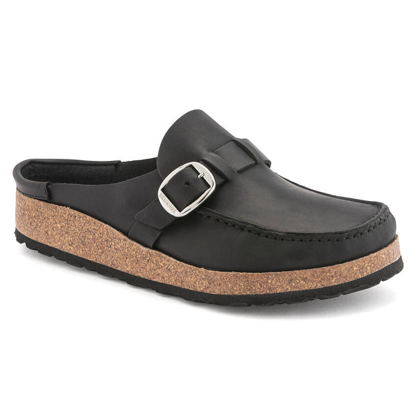 Birkenstock Buckley Oiled Leather Black Women's