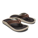 Olukai Ulele Sandal Dark Wood Men's