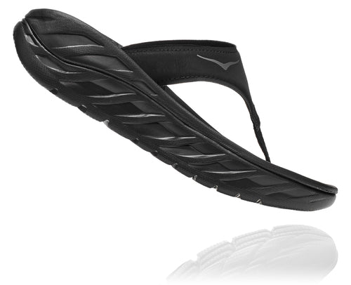 Hoka Ora Recovery Flip Black Women's