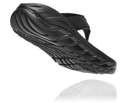 Hoka Ora Recovery Flip Black Women's