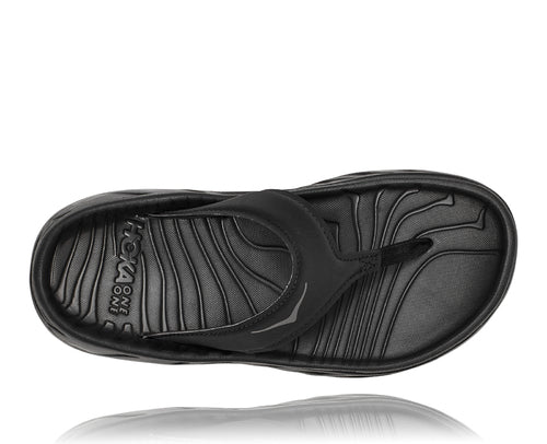 Hoka Ora Recovery Flip Black Women's