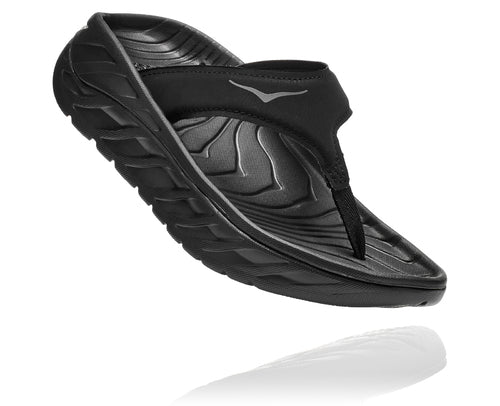 Hoka Ora Recovery Flip Black Women's