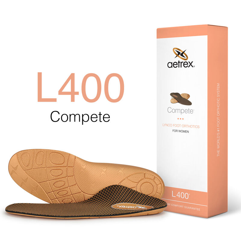 Aetrex Worldwide Inc. Aetrex L400 Women's Compete Orthotics Insoles for Active Lifestyles