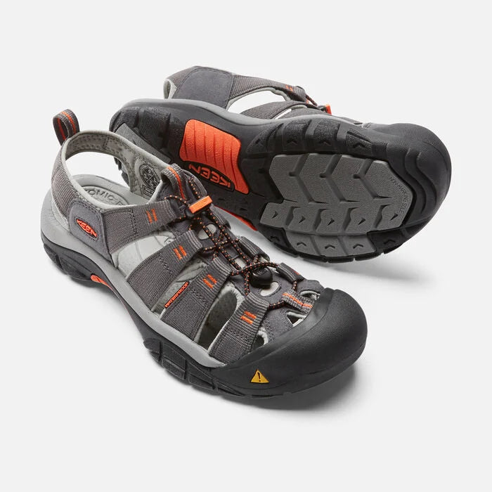 KEEN MEN\'S NEWPORT H2 SANDALS - MAGNET/ NASTURTIUM Keen Men main image 4