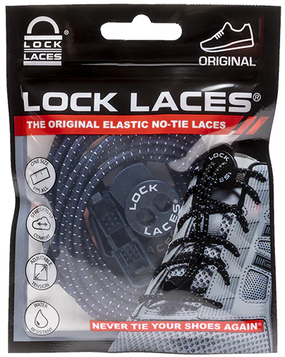 Lock Laces Navy Blue