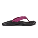 Olukai Ohana Orchid Flower Black Women's