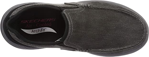 Skechers Arch Fit Motley Rolens Slip-On Black Men's