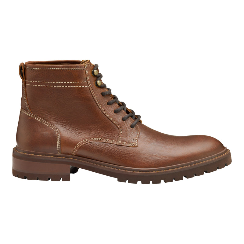 Johnston & Murphy Barrett Plain Toe Boot Tan Men's