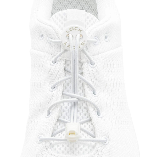 Lock Laces Solid White